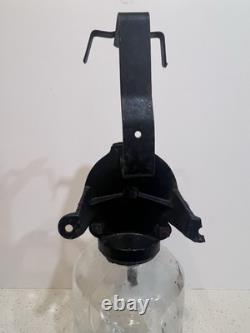 Antique Arcade Crystal Wall Mount Coffee Grinder Catch Cup Hopper Vintage