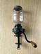 Antique Arcade Crystal Wall Mounted Coffee Grinder Mill Purple Glass Cast Iron