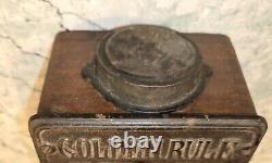 Antique Arcade Golden Rule Coffee Grinder Complete in Excellent Condition