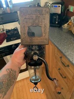 Antique Arcade Golden Rule Coffee Grinder/Mill HTF And In Gorgeous Condition