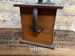 Antique Arcade Imperial Mill No 999 Coffee Grinder Box Mill Freeport IL