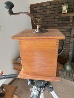 Antique Arcade Imperial No. 999 Coffee Grinder MILL With Drawer Country Decor