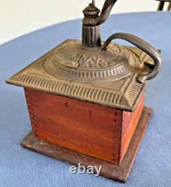 Antique Arcade Mfg. Co Imperial Coffee Grinder Mill #747 Ca 1888 Cast Iron Crank
