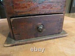 Antique Arcade Mfg Co Wood & Cast Iron Coffee Grinder Imperial Mill AWESOME