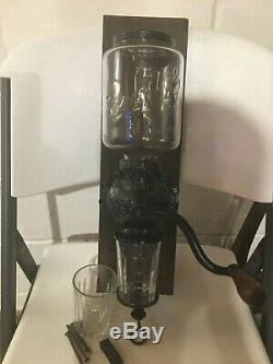 Antique Arcade No. 3 Crystal Wall Mount Coffee Grinder