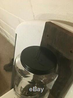 Antique Arcade No. 3 Crystal Wall Mount Coffee Grinder