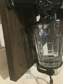 Antique Arcade No. 3 Crystal Wall Mount Coffee Grinder