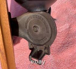 Antique Arcade Royal Embossed Tin & Cast Iron Coffee Grinder Patent 1894