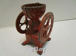 Antique Arcade Salesman Sample Miniature Coffee Grinder Original Condition