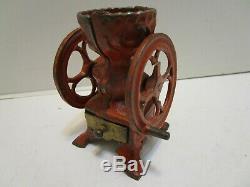 Antique Arcade Salesman Sample Miniature Coffee Grinder Original Condition