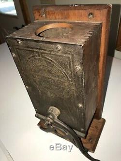 Antique Arcade Telephone Coffee MILL Grinder 1897, Primitive, Americana