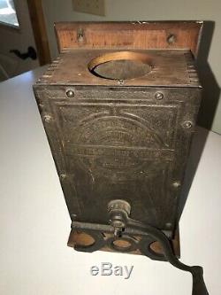 Antique Arcade Telephone Coffee MILL Grinder 1897, Primitive, Americana