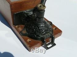 Antique Arcade X-RAY Coffee Grinder Coffee Mill Glass Front Wall Mount