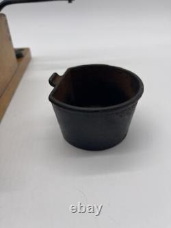 Antique Arcade X-Ray Coffee Grinder Needs Glass