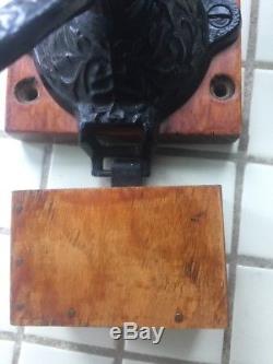 Antique Arcade X-Ray Coffee Grinder Wall Mount