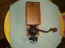 Antique Arcade X-Ray Coffee Grinder Working Condition