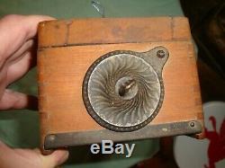 Antique Arcade X-Ray Coffee Grinder Working Condition