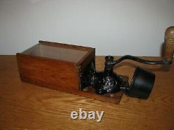 Antique Arcade X-Ray Wall Mount Coffee Grinder with Glass Front