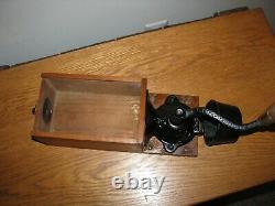 Antique Arcade X-Ray Wall Mount Coffee Grinder with Glass Front