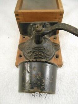 Antique Arcade X-Ray Wall Mount Coffee Mill No. 1 Grinder Complete (Nice)