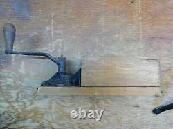 Antique Arcade X-Ray Wall Mount Glass Front Coffee Grinder Mill No. 1 #2