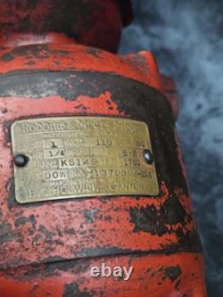 Antique B. C. HOLWICK Coffee Grinder Industrial Robbins & Myers 1/4hp Motor