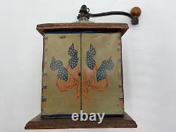 Antique BRONSON-WALTON OLD GLORY Coffee Grinder, Beautiful and VERY RARE