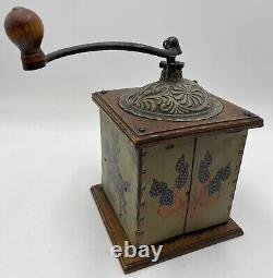 Antique BRONSON-WALTON OLD GLORY Coffee Grinder, Beautiful and VERY RARE