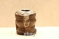 Antique Bedouin coffee grinder tribal ethnic wooden pestle middle east Mehbash