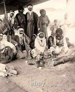 Antique Bedouin coffee grinder tribal ethnic wooden pestle middle east Mehbash