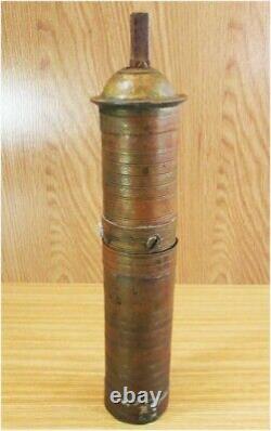 Antique Brass Big Coffee MILL Grinder Stamped 30 CM Good Condition Collectables