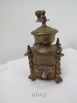 Antique Brass Coffee Grinder