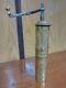 Antique Brass Coffee Grinder Hand-Crank Mill Vintage Manual Grinder Rare