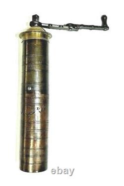 Antique Brass Turkish Coffee Grinder Pepper Mill