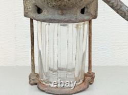 Antique Brighton Wall Mount Coffee Mill Grinder With Glass Jar