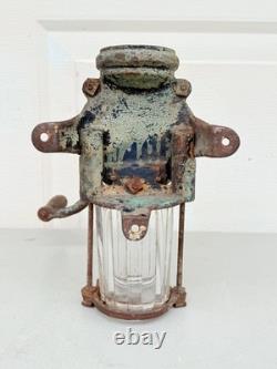 Antique Brighton Wall Mount Coffee Mill Grinder With Glass Jar