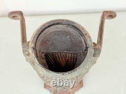 Antique Brighton Wall Mount Coffee Mill Grinder With Glass Jar
