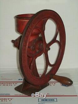 Antique C. S. Bell Co. Model No. 1-1/2 Original Cast Iron Swift Mill Coffee Grinder