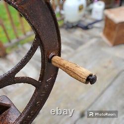 Antique C. S. Bell Company Grist Mill #2, Grain Grinding Mill, Coffee Grinder