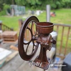 Antique C. S. Bell Company Grist Mill #2, Grain Grinding Mill, Coffee Grinder