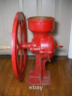 Antique C. S. Bell Model No. 3 Large Cast Iron Grinder Grist Mill