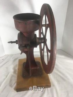 Antique C. S. Bell No. 2 Corn Mill Coffee Grinder Mercantile Farm Industrial