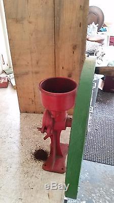 Antique C1880 C S Bell Bench Mount Coffee Mill/Grinder, Commercial General store