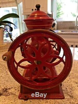 Antique COFFEE GRINDER MILL House of Webster Rogers Arkansas USA EC