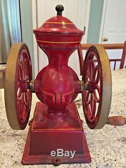 Antique COFFEE GRINDER MILL House of Webster Rogers Arkansas USA EC