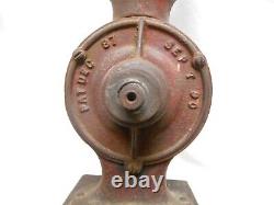 Antique COLES MFG COFFEE GRINDER Original Condition, Org Paint, decals, Pat 1890