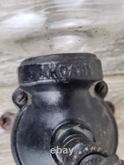 Antique Cast Iron Arcade #25 Wall Mount Coffee Grinder with Original Lid