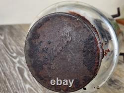Antique Cast Iron Arcade #25 Wall Mount Coffee Grinder with Original Lid