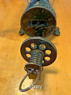 Antique Cast Iron Arcade Crystal No. 1 Wall Mounted Coffee Grinder Original