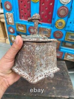 Antique Cast Iron Brass Made Coffee Grinder Black Pepper Grinder Hand Machine